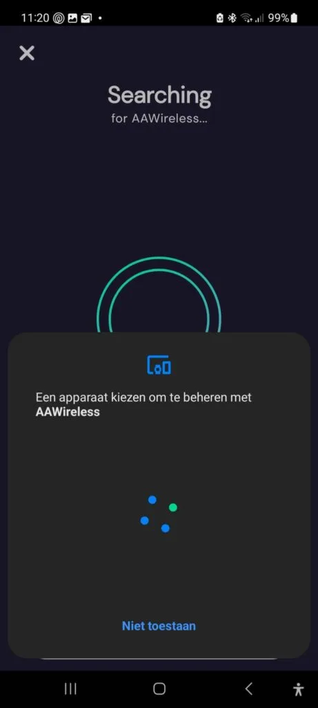 Aawirelless app