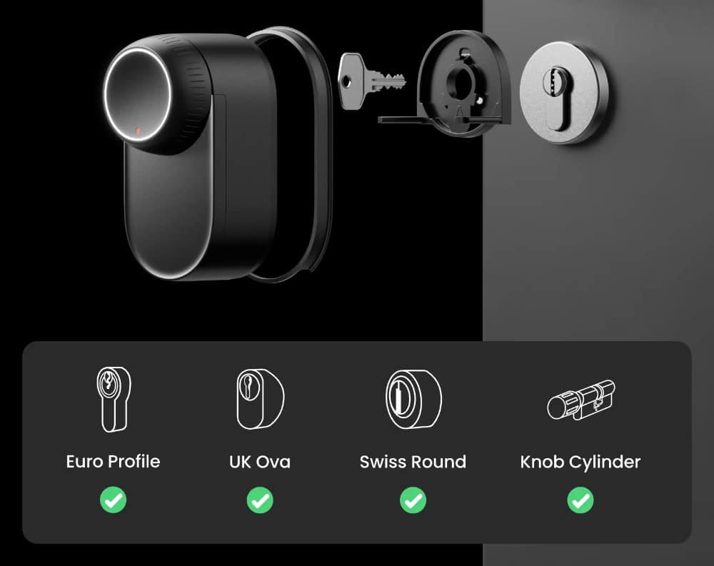 SwitchBot Lock Ultra Vision Combo smart slot