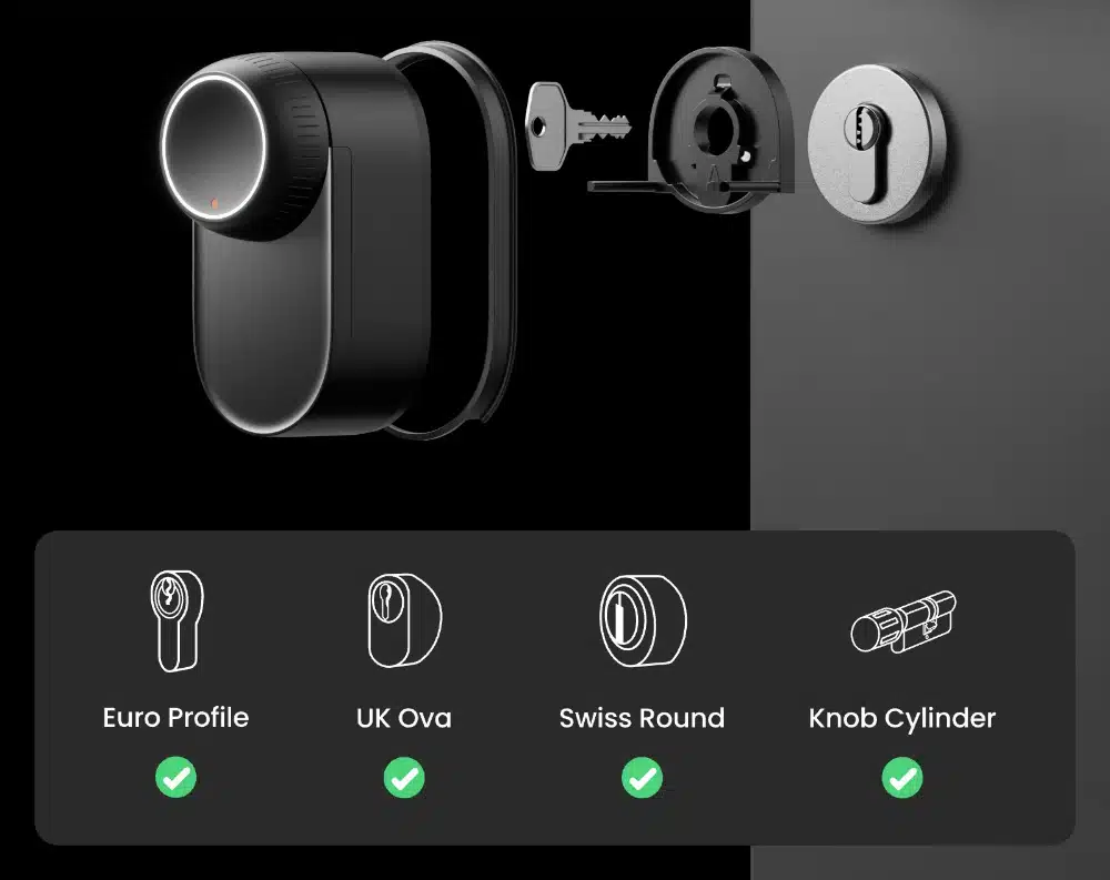 SwitchBot Lock Ultra Vision Combo smart slot